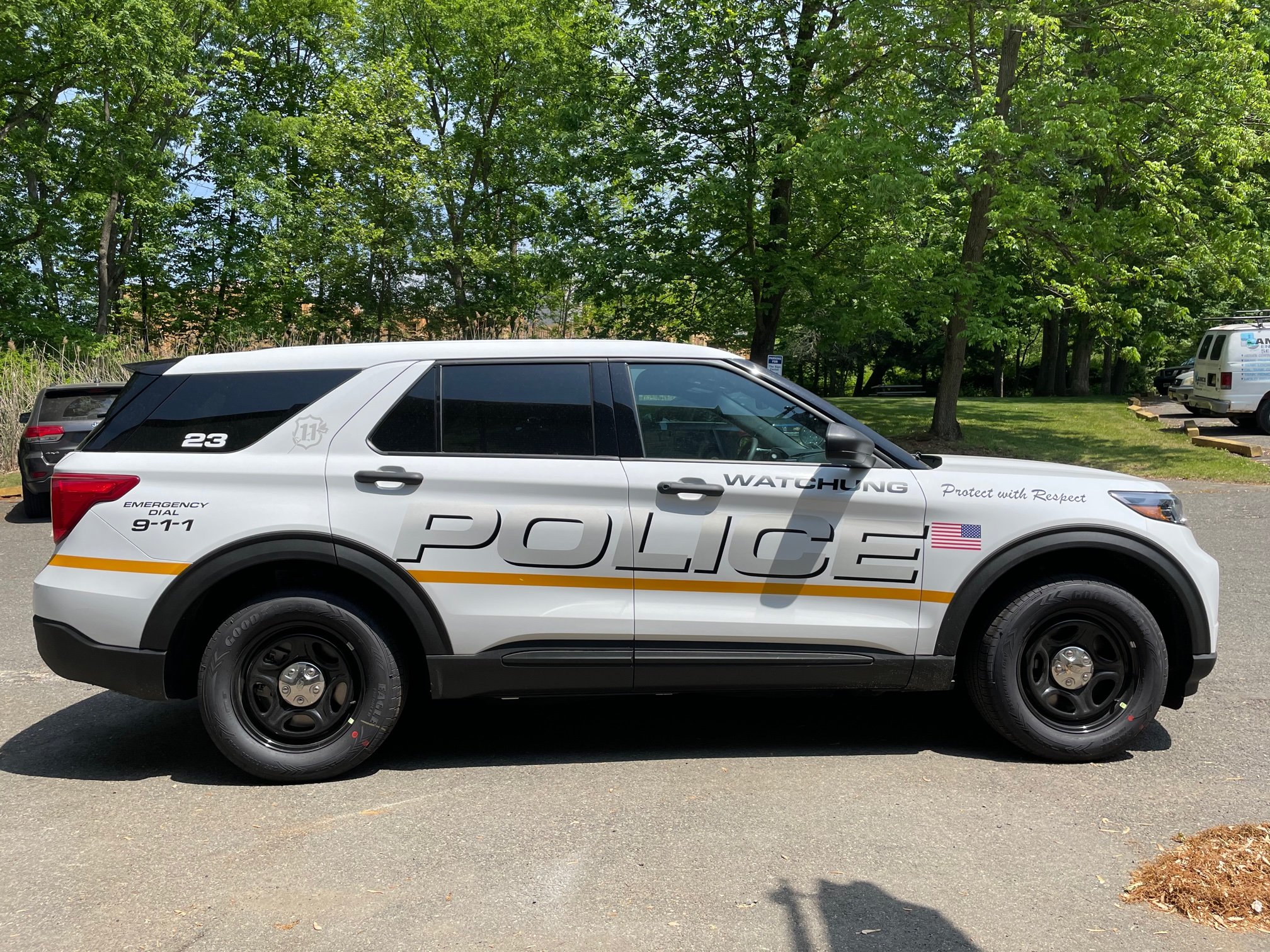 Police Department Adds 3M Reflective Vinyl Graphics on Police Cars in